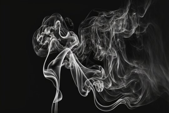 Fantastic smoke, abstract background, wallpaper. Color bomb. Printable image. High quality. Generative AI