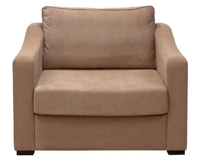 Armchair isolated on white background. Including clipping path