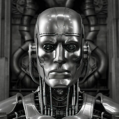 Fototapeta na wymiar Metropolis Maschinenmensch Reimagined (Machine Men)
