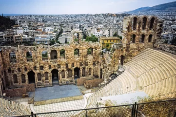 Selbstklebende Fototapeten View at a amphitheatre in Athens © Lars Johansson