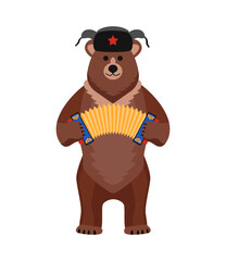 Russian Bear Illustration