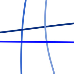 Blue Minimal Graphic Lines