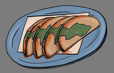 comida tradicional mexicana, comida rapida como tacos, tamales, tortas, chiles y fijoles