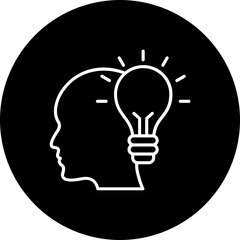 Innovative Line Inverted Icon