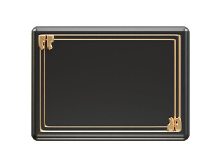 Fototapeta premium Quote box 3d rendering vector mockup illustration transparent element