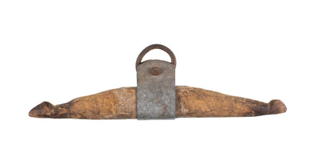 cattle yoke isolated on white background
