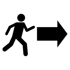Evacuation Route  Icon