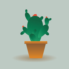 cactus vector design illustrarion artwork