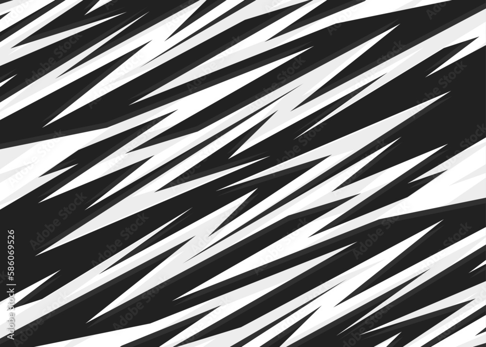 Poster abstract background with seamless sharp arrow line pattern