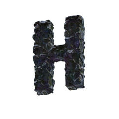 Black Planet 3D Alphabet or Lettering PNG Images