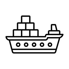 Cargo Ship Icon