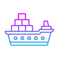Cargo Ship Icon