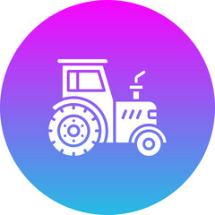 Fototapeta premium Tractor Icon
