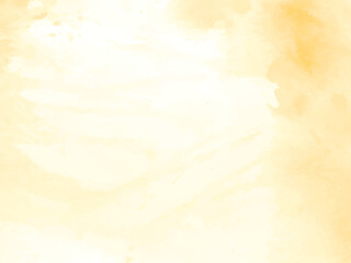 Abstract soft yellow watercolor texture design background