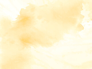 Abstract soft yellow watercolor texture design background