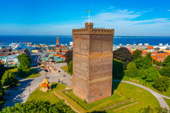 K&auml;rnan tower in Swedish town Helsingborg