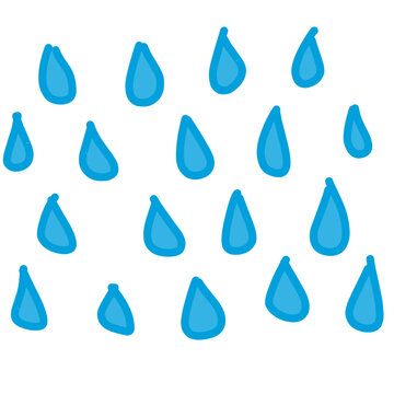 Water Drop illustration, Rain Drop Logo