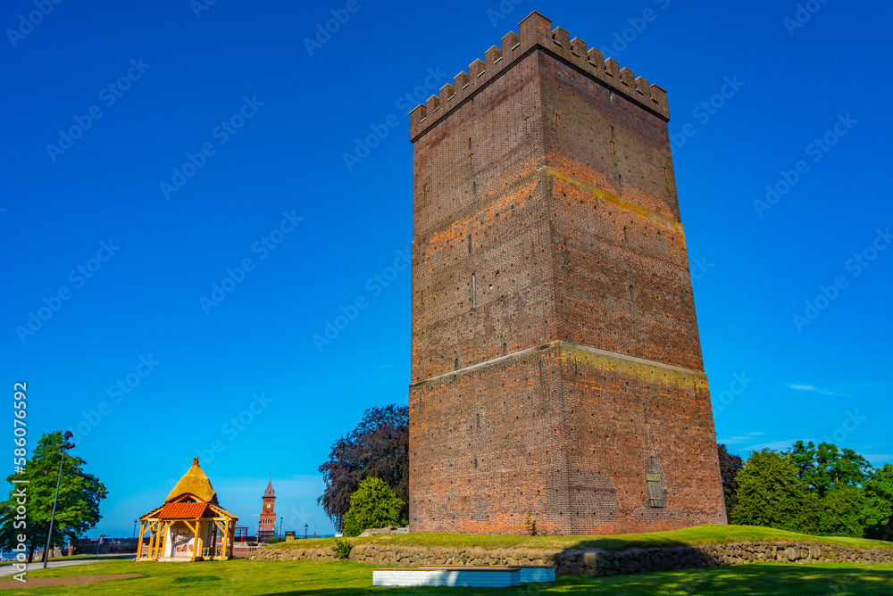 Wall mural Kärnan tower in Swedish town Helsingborg