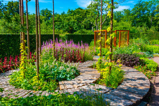 Gardens at Sofiero palace in Sweden