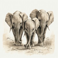 3_little_elephants_walking_together