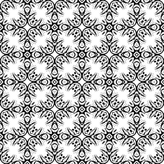 seamless pattern floral damask flower design art textile tile swirl old retro antique fabric texture ornament vector