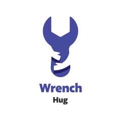 Wrench Hug Logo