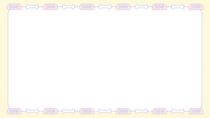 わんちゃんフードフレーム♪PNG