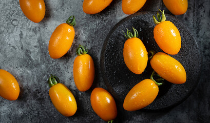 yellow plum tomato, plum tomato	