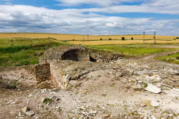 The Halmyris Ruins of the Roman Empire at Tulcea in Romania