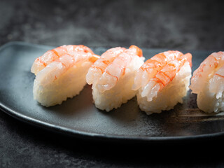 Raw Shrimp Sashimi Sushi	