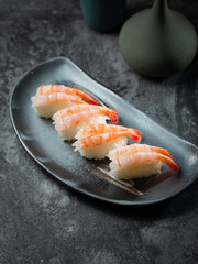 Raw Shrimp Sashimi Sushi