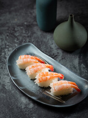 Raw Shrimp Sashimi Sushi