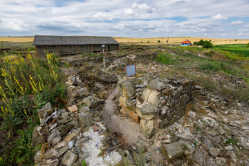 The Halmyris Ruins of the Roman Empire at Tulcea in Romania