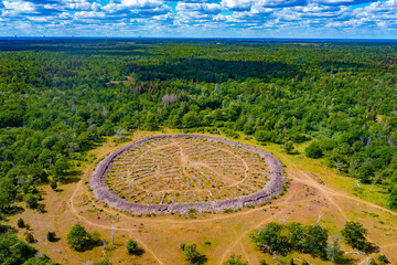 Ismantorp fortress at Öland island in Sweden © dudlajzov