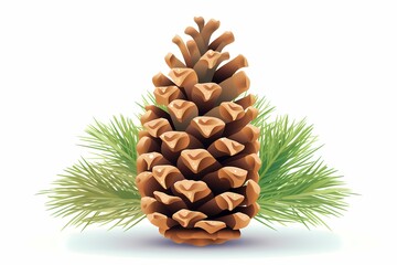 ﻿A pineapple with pine cones - Generative AI