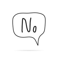 minimalistic style flat speech bubble banner Simple Text no sign. sticker label vector illustration.