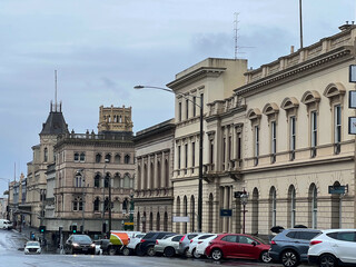 Lydiard Street in Ballarat, Victoria - a streetscape of gold rush era buildings