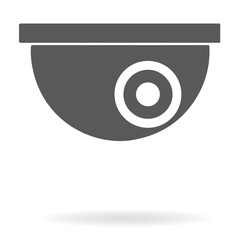 Cctv icon vector illustration logo template for many purpose. Isolated on white background.