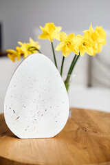 kartka wielkanocna z jajem święta wiosna