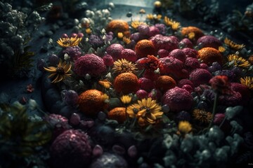 Fototapeta na wymiar coral reef flower
