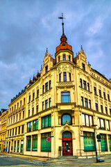 Architecture of the old town of Goerlitz in Germany