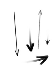 矢印セット　テクスチャ違い