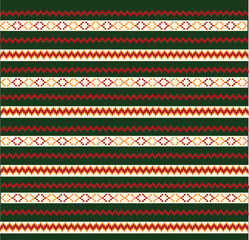 funky zigzag borders african art