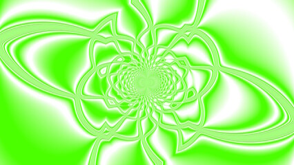 Abstract green background fractal-like