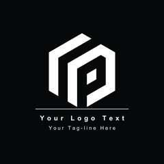 LP initial logo design icon template business