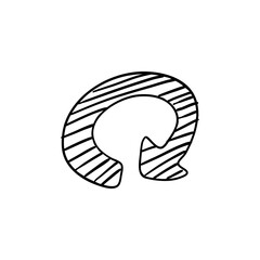 Arrow sketchy design elements vector illustration