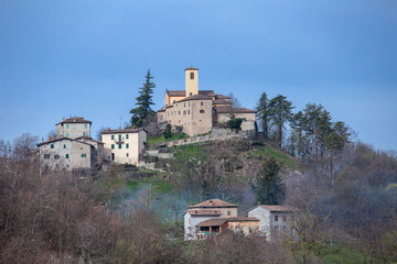 Sasso di San Andrea rock spur in the Rocca Malatina park