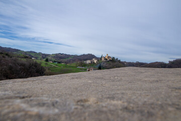 Sasso di San Andrea rock spur in the Rocca Malatina park