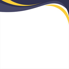 Obraz premium Header Waves Blue and Yellow