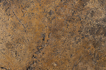 A brown and tan surface with a rough texture.